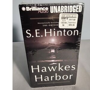 S.E. Hinton Hawkes Harbor Unabridged Audiobook on 5 Cassettes Brilliance Audio
